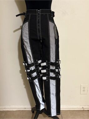 NWT Deadstock TRIPP NYC Reflective Bondage HR Pants